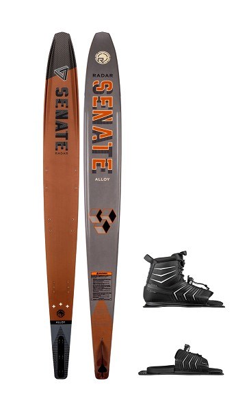 2023 Radar Senate Alloy Slalom Ski Package w/Vector Feather Front Bindings & Vector Feather Rear Toe Plate