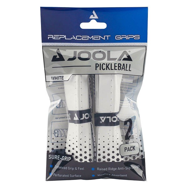 Joola Paddle Replacement Grip - White Ridged 2 Pack - back in stock in May
