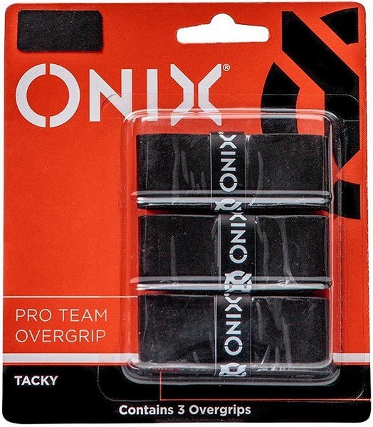 Onix Pickleball Paddle Overgrip 3 Pack - Black