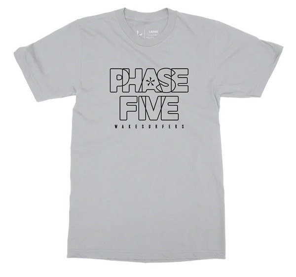 Phase 5 Short Sleeve T-Shirt - Logo Outline - S