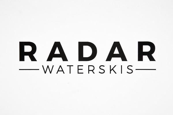 Radar 10 inch Die Cut Sticker - White