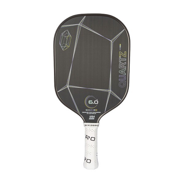 Six Zero Quartz 15 MM - Smoky/Black - Pickleball Paddle