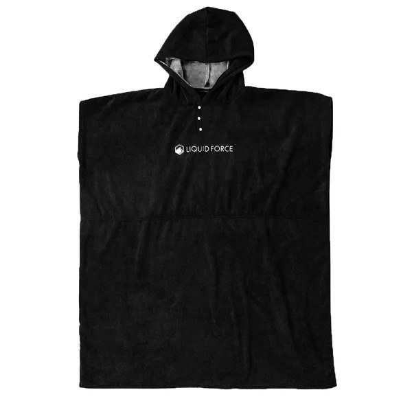 Liquid Force Changer Poncho - Black