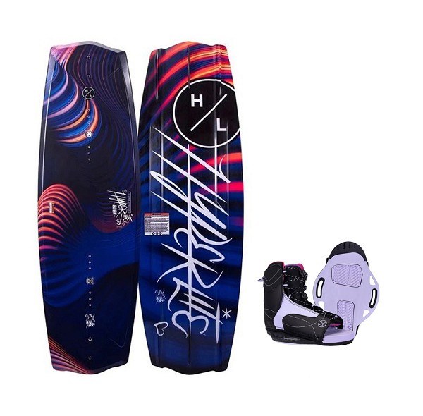 Hyperlite Eden 125cm Wakeboard w/ Jinx Bindings