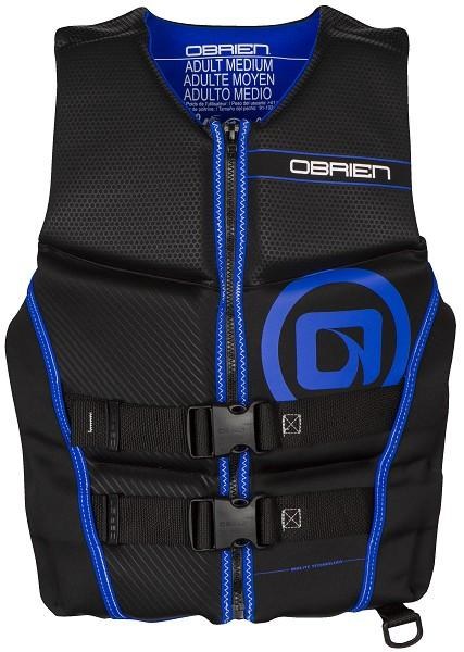 O'Brien Men's Flex V-Back Hmz Life Jacket - Black/Blue - L