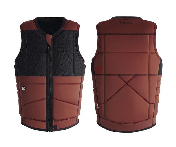Follow Men's Gratis Impact Vest - Rust - M