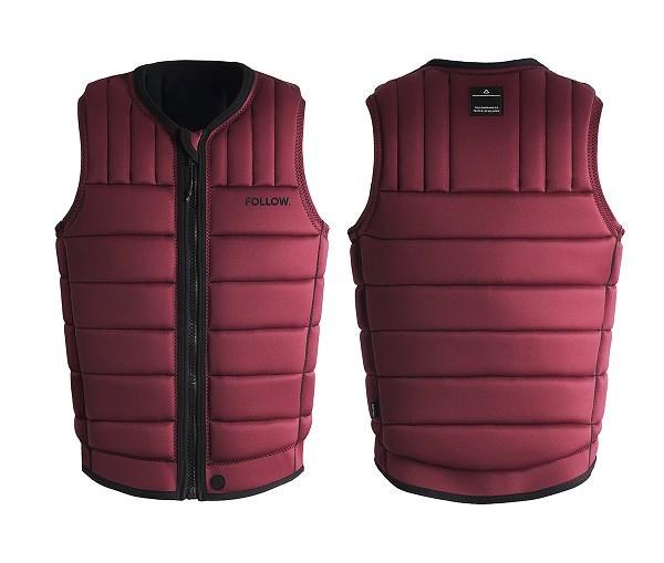 Follow Men's Total Impact Vest - Maroon - Large