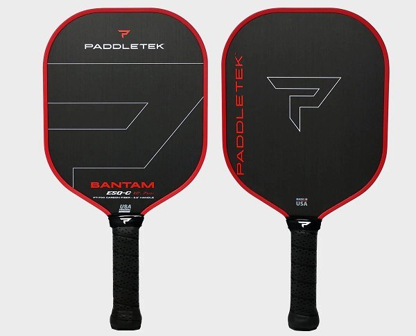 Paddletek Bantam ESQ 12.7 MM Carbon Pickleball Paddle - Red