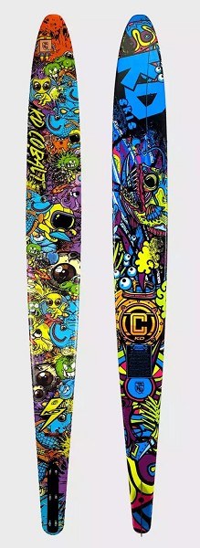 KD Skis Kid's Cobalt Slalom Ski - 63 inch