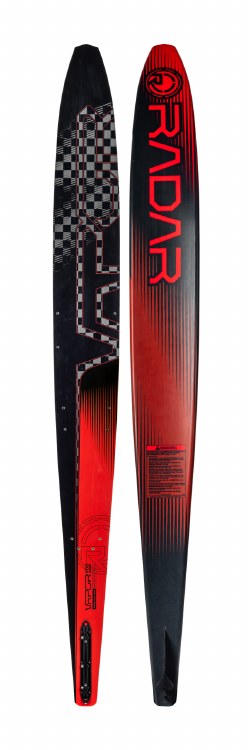26 Radar Vapor Pro Build Race Red Slalom Waterski  - 65 inch