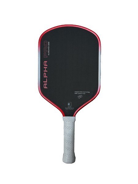 Engage Alpha Pro Raw Carbon 16 MM - Red - Pickleball Paddle