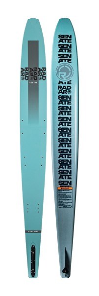 26 Radar Senate Graphite Slalom Waterski - 65 inch