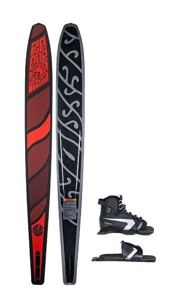 Radar Session 67 inch Ski w/Connelly Shadow S/M Front & RTP