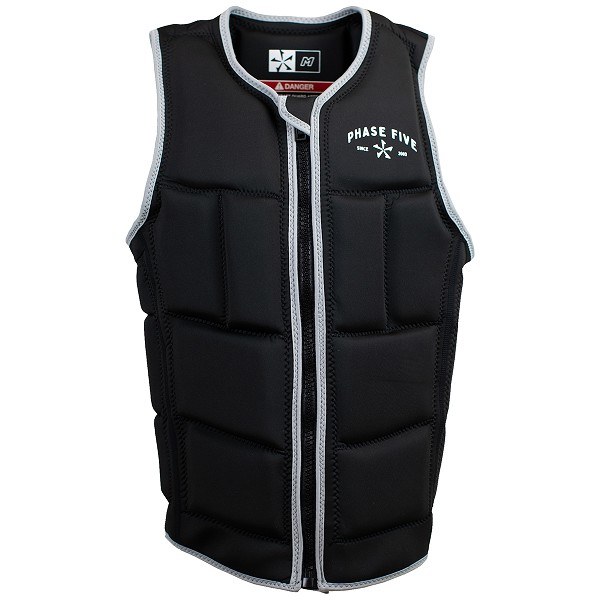 Phase 5 Men's Comp Front Zip Vest - Black - Large