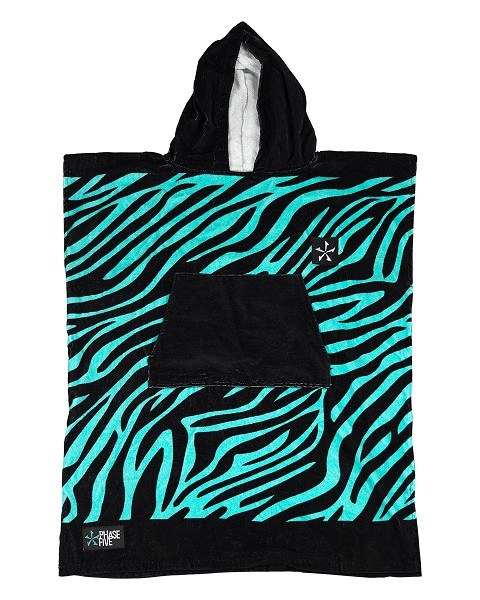 Phase 5 - Kid's Zebra Hooded Towel/Poncho