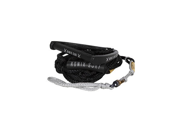 Ronix Spinner Synthetic 25 Ft Surf Rope w/Handle - Carbon