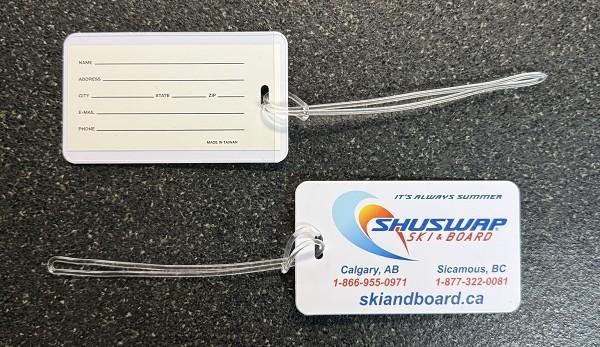 Shuswap Ski & Board Luggage Tag