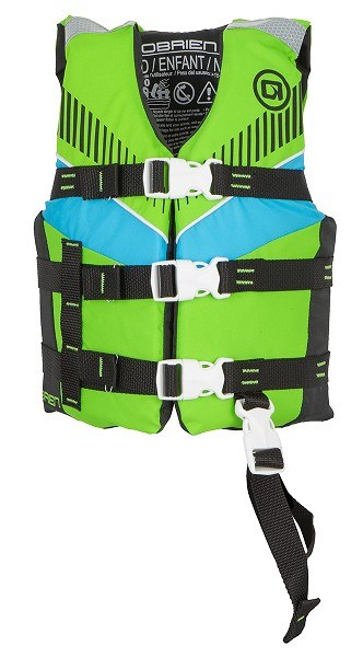 O'Brien Nylon Child Approved Vest - Green