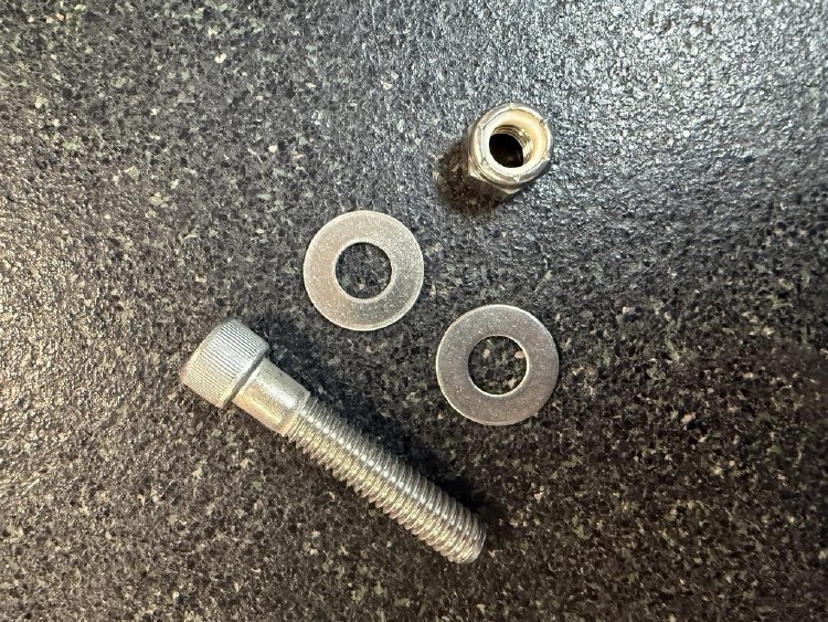 Tower Bolt Assembly - 3/8" x 2 3/8"