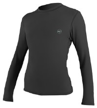 O'Neill Womens Basic Long Sleeve UPF30 Sun Shirt - Sizes S and M O'Neill Womens Basic Long Sleeve UPF30 Sun Shirt - Sizes S and M
