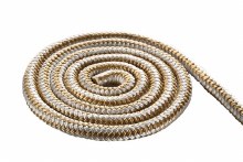 SD Braided Dock Line 1/2" X 15' - Gold/White