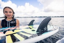 Additional picture of Phase 5 Wakesurf Fin Pair - 3.7 inch Pair