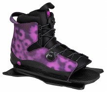 2022 Radar Lyric BOA Women's Waterski Binding - Front - Feather Frame - S