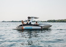 Additional picture of Mission Titan Boat Tie-Up Fender (10ft x 18in) - Heavy-Duty Inflatable Bumper for Rafting & Docking