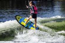 Additional picture of 2026 Ronix Super Sonic Powertail - 45 inch Kid's Wakesurfer