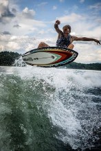 Additional picture of 2026 Hyperlite Shim Hybrid Style Wakesurfer - 63 inch