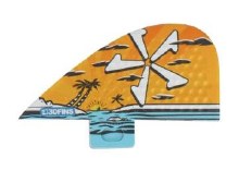 Additional picture of Phase 5 Wakesurf Fin Pair - Dimpster Sunset - 1.7 inch