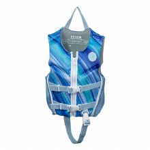 Additional picture of Child's Harmonized Approved Vest - Blue Swirl - by Liquid Force
