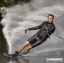 Additional picture of Camaro Blacktec Unisex Long Sleeve Shorty Wetsuit - 2XS