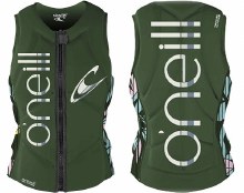 O'Neill Womens Slasher Comp Style Vest - Olive/Baylen - 8 O'Neill Womens Slasher Comp Style Vest - Olive/Baylen - 8