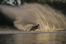 Additional picture of 2025 Radar Vapor Pro Build Slalom Ski Blank - 67 inch Stealth