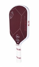 Additional picture of Six Zero Ruby 14 MM - White/Red - Pickleball Paddle
