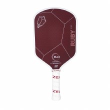 Six Zero Ruby 16 MM - White/Red - Pickleball Paddle