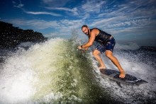Additional picture of 26 Phase 5 AHI Stealth Surf Style Wakesurfer - 56 inch