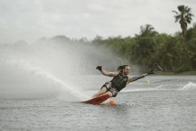 Additional picture of 2025 Radar Senate Graphite Slalom Waterski Blank - 67 inch