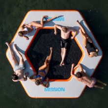 Additional picture of Mission Reef Splash Mat Canada | 12ft Hexagon Inflatable Dock