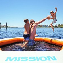 Additional picture of Mission Reef Splash Mat Canada | 12ft Hexagon Inflatable Dock