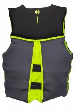 Additional picture of O'Brien Men's Flex V-Back Hmz Life Jacket - Black/Lime - M