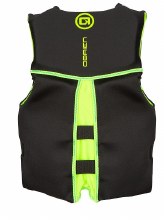 Additional picture of O'Brien Men's Flex V-Back Hmz Life Jacket - Black/Lime - L