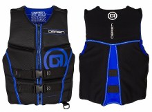 O'Brien Men's Flex V-Back Hmz Life Jacket - Black/Blue - XS