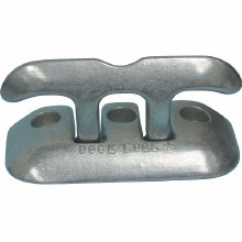Dock Edge 6 inch Flip Up Dock Cleat -Polished Aluminum Dock Edge 6 inch Flip Up Dock Cleat -Polished Aluminum