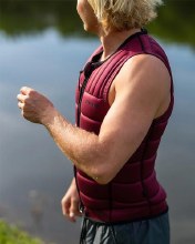 Additional picture of Follow Men's Total Impact Vest - Maroon - Large