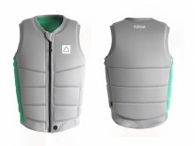 Follow Men's Corp Impact Vest - Grey/Green Small Follow Men's Corp Impact Vest - Grey/Green Small