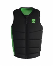 Additional picture of Follow Men's Corp Impact Vest - Black/Green - Small