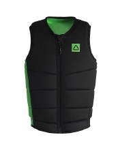 Additional picture of Follow Men's Corp Impact Vest - Black/Green - Medium
