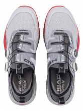 Additional picture of Head Men's Motion Pro Pickleball Shoes - BOA Grey/Red 10